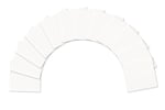 Post-it Şeffaf notlar, 12 blok, blok başına 36 yaprak, 73 mm x 73 mm, şeffaf - öğrenciler için yeniden konumlandırılabilir yapışkan notlar, ders çalışırken kitaplarda notlar için