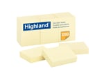 Post-it Self-Stick pedleri, 1 – 1/2 x 2, Yellow, 100 sheets/Pad, 12 PADS/Paket