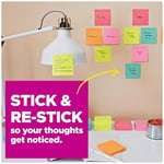 Post-It Super Sticky Notes, 5,1 x 5.1 cm, Marrakesh koleksiyonu, 8 PADS/PACK (622 8SSAN)