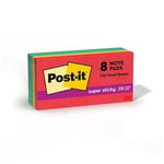 Post-It Super Sticky Notes, 5,1 x 5.1 cm, Marrakesh koleksiyonu, 8 PADS/PACK (622 8SSAN)