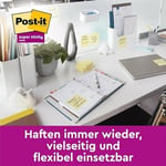 Post-it Super Sticky Notes kanarya sarısı, 6 bloklu paket, blok başına 90 yaprak, 76 mm x 76 mm, Renk: Sarı - Notlar, yapılacaklar listeleri ve hatıralar için ekstra güçlü yapışkan not kağıdı
