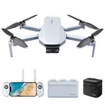 Potensic ATOM 3 Eksenli Gimbal 4K GPS Drone, 249 g'ın Altında, 96 Dakika Uçuş, Maksimum 6 KM İletim, Görsel Takip, 4K/30 FPS Hızlı Çekim, Yetişkinler ve Yeni Başlayanlar İçin Hafif