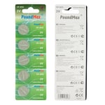 PoundMax 5 adet CR2032,DL2032 3V Lityum Düğme Pil,AirTag,Araba Anahtarlık,uzak kumandalı araba,terazi ve tıbbi cihazlar ile uyumlu