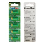 PoundMax Alkalin güvenlik pilleri, 23AE/A23/LRV08/MN21, 12 V, 5 adet