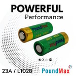 PoundMax Alkalin güvenlik pilleri, 23AE/A23/LRV08/MN21, 12 V, 5 adet