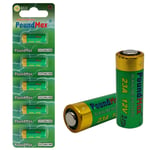 PoundMax Alkalin güvenlik pilleri, 23AE/A23/LRV08/MN21, 12 V, 5 adet