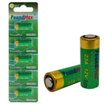 PoundMax Alkalin güvenlik pilleri, 23AE/A23/LRV08/MN21, 12 V, 5 adet