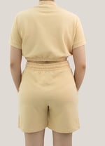 Pour Pur Kadın Polo Yaka Crop Tshirt Şort Takım