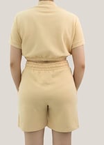 Pour Pur Kadın Polo Yaka Crop Tshirt Şort Takım