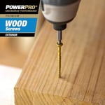 Power Pro 48600 Ahşap Vidalar, 9 x 3 inç, Premium Dış Mekan Güverte Vidaları, Paslanmaya Dayanıklı, Epoksi Kaplı Bronz, 1 lb Kutu, 83 Adet