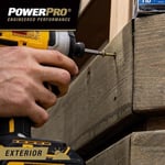 Power Pro 48600 Ahşap Vidalar, 9 x 3 inç, Premium Dış Mekan Güverte Vidaları, Paslanmaya Dayanıklı, Epoksi Kaplı Bronz, 1 lb Kutu, 83 Adet