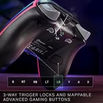 PowerA Lumectra ile Xbox Series X|S için Advantage Kablolu Oyun Kumandası - Siyah