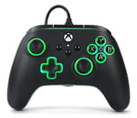 PowerA Lumectra ile Xbox Series X|S için Advantage Kablolu Oyun Kumandası - Siyah