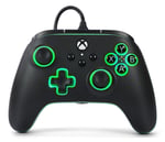 PowerA Lumectra ile Xbox Series X|S için Advantage Kablolu Oyun Kumandası - Siyah
