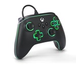 PowerA Lumectra ile Xbox Series X|S için Advantage Kablolu Oyun Kumandası - Siyah