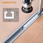 POWERTEC 71410 MFT Masa ve Kılavuz Ray Sistemi için Hızlı Vidalı Kılavuz Ray Kelepçesi, 13,7 cm Kapasite x 5,9 cm Boğaz Derinliği - 2 Paket
