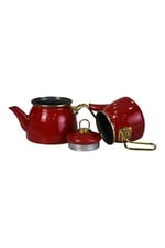 PR Home Red Mini Model Emaye Çaydanlık