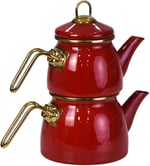PR Home Red Mini Model Emaye Çaydanlık
