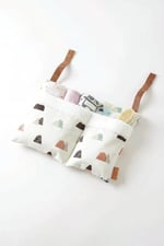 Pratik Askılı Organizer Bebek Arabası Beşik Kenar Fluffy Organizer Poyraz