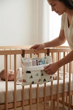 Pratik Askılı Organizer Bebek Arabası Beşik Kenar Fluffy Organizer Poyraz