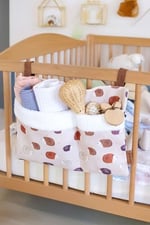 Pratik Askılı Organizer Bebek Arabası Beşik Kenar Fluffy Organizer Urcin