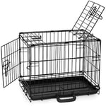 Precision Pet Products İki Kapılı Provalue Tel Köpek Sandığı, 19 İnç, 15 Pound'a Kadar Evcil Hayvanlar İçin, 5 Noktalı Kilitleme Sistemli