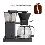 PRECISO ALU Filtre Kahve Makinesi, Duşlama Sistemli, Siyah