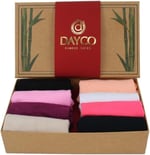Premium Dikişsiz Kadın Bambu Patik Çorap 8'li Asorti Kraft Kutulu Set - 558