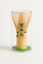 Premium Japon Matcha Seti, 4 Parça, Seramik Kase, Bambu Çırpıcı, Chasen Standı, Bambu Kaşık