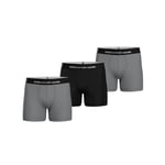 PREMIUM MODAL 2 ANTRASİT GRİ 1 SİYAH ERKEK BOXER SHORTS 3'LÜ MIX