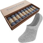 Premium Silikon Topuklu Dikişsiz Bambu Erkek Babet Çorap 9 Çift