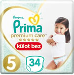 Prima Külot Bez Premium Care 5 Beden 34 Adet