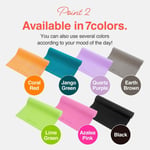 Primasole Yoga Minderi Taşıma Kayışı ile Evde ve Spor Salonunda Yoga, Pilates, Fitness ve Zemin Egzersizi için, Kaymaz, 9 renk - Seçenekler: 1/3 inch (8 mm), 1/4 inch (6 mm)