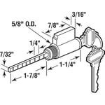 Prime-Line E 2103 Silindir Kilidi, 1-1/4 inç, Schlage Şekilli Anahtarlar