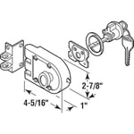 Prime-Line Prime Line U9970 10cm - 0.8cm Brass Diecast Jimmy-Proof Deadlock