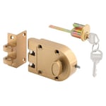Prime-Line Prime Line U9970 10cm - 0.8cm Brass Diecast Jimmy-Proof Deadlock