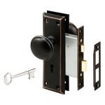 Prime-Line Products Classic Bronze E 2495 Mortise Keyed Knob – Kırık antik kilit setleri ve daha fazlası için mükemmel, 1-3/8 in-1-3/4 inç iç kapılar