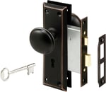 Prime-Line Products E 2293 geçme topuz, cilalı pirinç, kırık antik kilit setlerinin ve daha fazlasının yerine geçmek için mükemmel, 3,5 cm ila 4,5 cm iç kapılar için uygun, x 3,5 cm (tekli paket)
