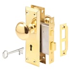 Prime-Line Products E 2293 geçme topuz, cilalı pirinç, kırık antik kilit setlerinin ve daha fazlasının yerine geçmek için mükemmel, 3,5 cm ila 4,5 cm iç kapılar için uygun, x 3,5 cm (tekli paket)