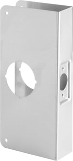 Prime-Line Recessed Door Reinforcer Entry 5.1cm - 0.3cm 7.6cm - 2.2cm W X 23cm H Stainless Steel Finish Stainless Ste