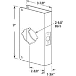 Prime-Line Recessed Door Reinforcer Entry 5.1cm - 0.3cm 7.6cm - 2.2cm W X 23cm H Stainless Steel Finish Stainless Ste