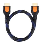 PrimeX Plus PX-05H 0.5 Metre Hdmi to Hdmi v2.0 Kablo, Kısa HDMI Erkek Erkek Görüntü ve Ses Aktarım Kablosu, 4K 2160p Ultra HD 3D Full HD TV Monitör Projeksiyon PC Laptop Oyun Konsolu Bağlantı Kablosu