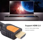 PrimeX Plus PX-05H 0.5 Metre Hdmi to Hdmi v2.0 Kablo, Kısa HDMI Erkek Erkek Görüntü ve Ses Aktarım Kablosu, 4K 2160p Ultra HD 3D Full HD TV Monitör Projeksiyon PC Laptop Oyun Konsolu Bağlantı Kablosu