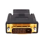 PrimeX Plus PX-1815 DVI to HDMI Adaptör, 24+1 Dvi Erkek to Hdmi Dişi Görüntü Çevirici, 1080P Full HD DVI HDMI Dönüştürücü Aparat, PC Ekran Kartı Laptop Monitör TV Projeksiyon Bağlantı Adaptörü