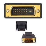 PrimeX Plus PX-1815 DVI to HDMI Adaptör, 24+1 Dvi Erkek to Hdmi Dişi Görüntü Çevirici, 1080P Full HD DVI HDMI Dönüştürücü Aparat, PC Ekran Kartı Laptop Monitör TV Projeksiyon Bağlantı Adaptörü