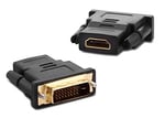 PrimeX Plus PX-1815 DVI to HDMI Adaptör, 24+1 Dvi Erkek to Hdmi Dişi Görüntü Çevirici, 1080P Full HD DVI HDMI Dönüştürücü Aparat, PC Ekran Kartı Laptop Monitör TV Projeksiyon Bağlantı Adaptörü