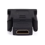 PrimeX Plus PX-1815 DVI to HDMI Adaptör, 24+1 Dvi Erkek to Hdmi Dişi Görüntü Çevirici, 1080P Full HD DVI HDMI Dönüştürücü Aparat, PC Ekran Kartı Laptop Monitör TV Projeksiyon Bağlantı Adaptörü