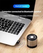 PrimeX Plus PX-AC-BTU50 Bluetooth 5.0 USB Adaptör, Mini Dongle Bluetooth Alıcı, PC Laptop Notebook İçin Kablosuz Bluetooth Çevirici, Windows 10/11 Tak Çalıştır USB Bluetooth Dongle
