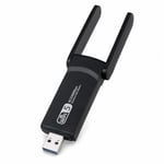 PrimeX PX-AC1200 USB 3.0 WiFi Adaptör, Realtek RTL8812BU, AC1200/AC1300 Dual Band 2.4G-5G, 802.11ac Kablosuz Ağ Alıcı, PC Laptop Masaüstü için Wireless USB Dongle