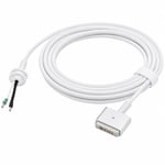 PrimeX PX-MAC2 MagSafe 2 Güç Adaptörü Kablosu, Apple MacBook A1425 A1435 A1465 A1502 Uyumlu, 5 Pin T Stili Manyetik Şarj Tamir Kablosu, 45W 60W 85W Adaptör İçin, 1.8 Metre